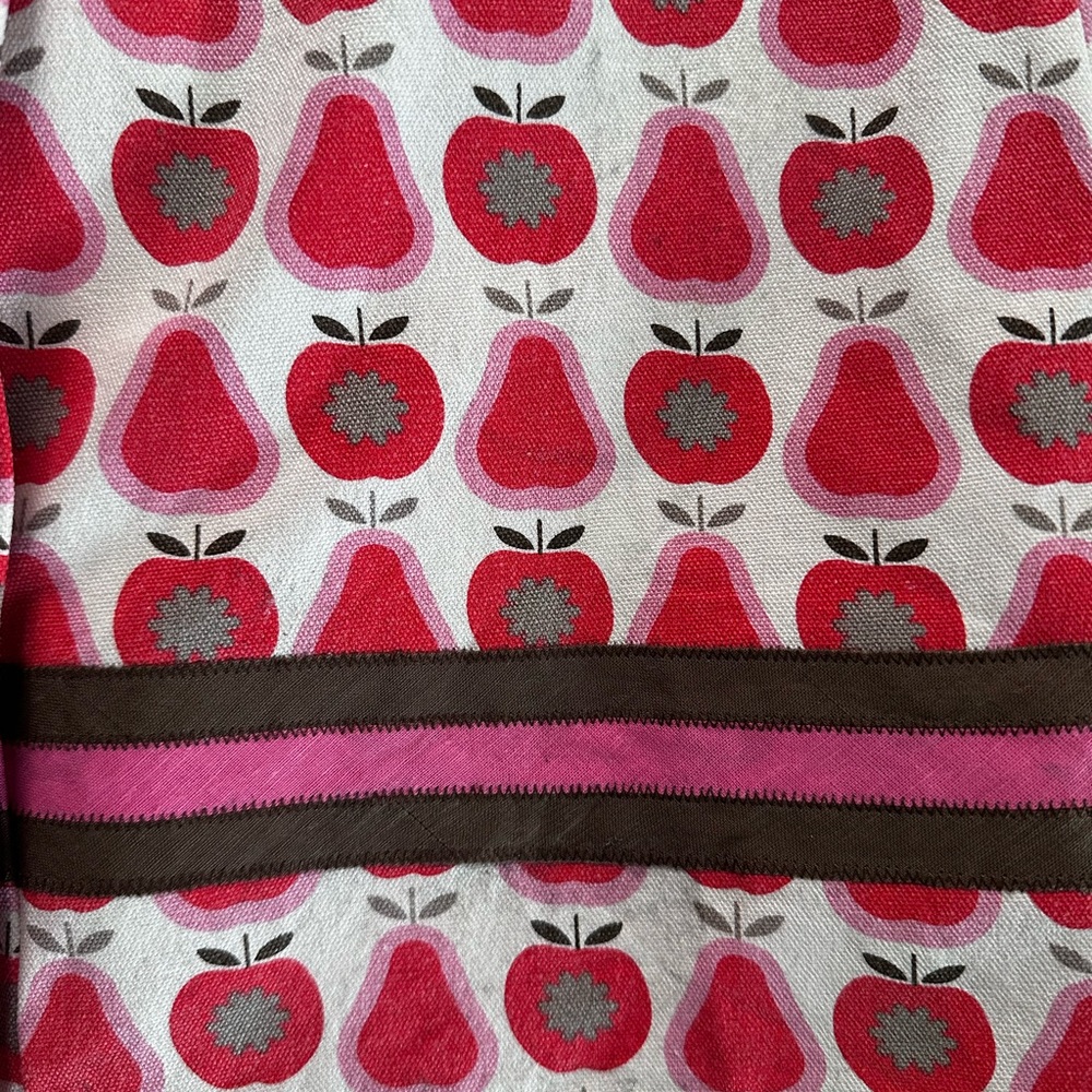 Orla Kiely Apple Print Skirt with Contrast Hem - Picture 4 of 11